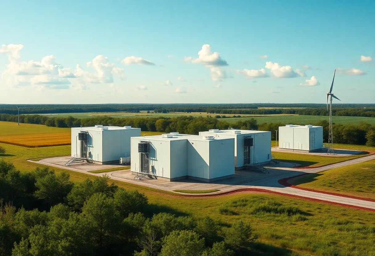 Conceptual illustration of Small Modular Reactors in South Carolina