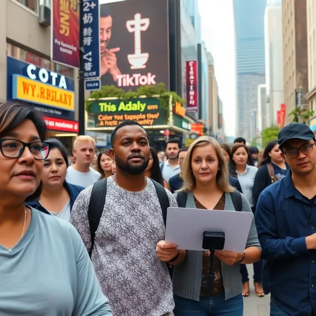 Community rally against TikTok ban