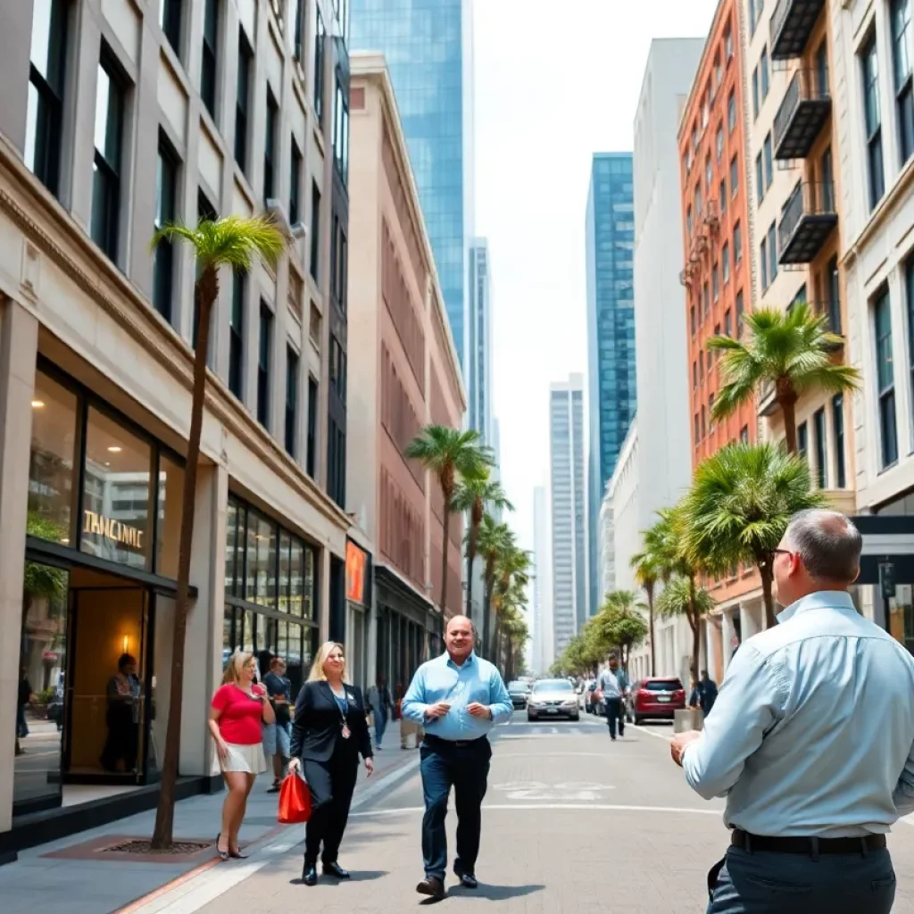 Downtown Charleston financial services scene