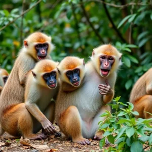 Rhesus Macaques Adventure